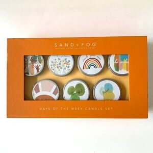 Sand & Fog 7 Days of Week Boxed Candle Set